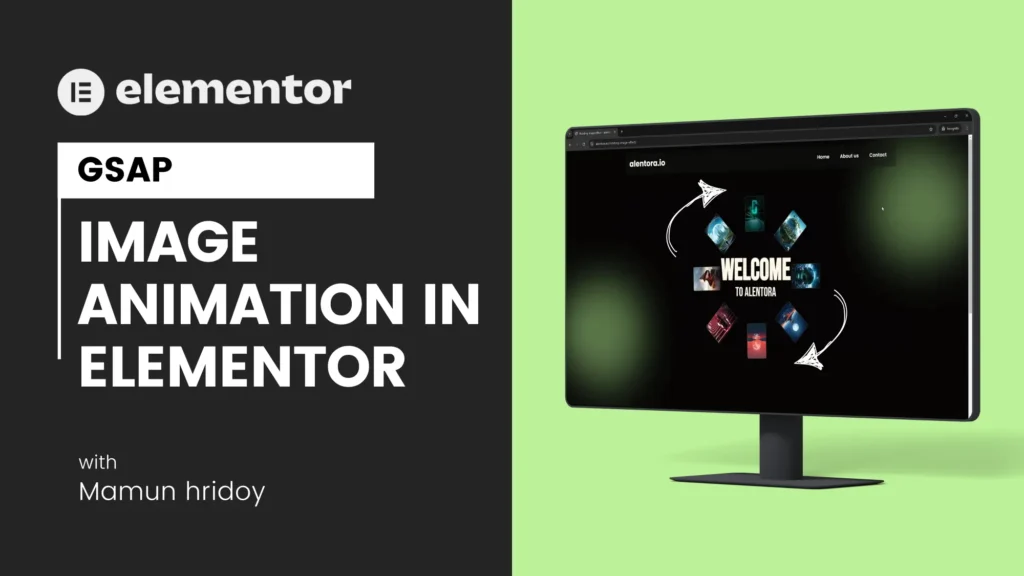Animated hero section tutorial using Elementor in WordPress.